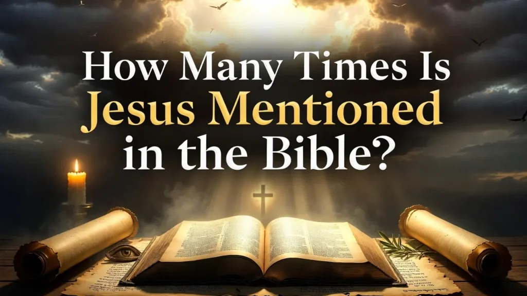 How Many Times Is Jesus Mentioned in the Bible Counts, Pages, and Eternal Impact